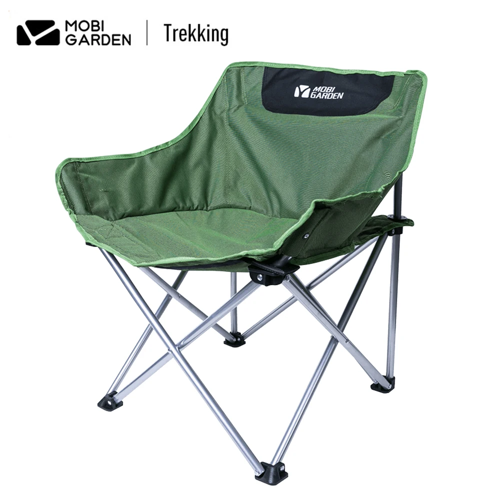 

Туристическое кресло Mobigarden, легкий портативный компактный складной стул для отдыха на открытом воздухе, походов, Луны, кемпинга, рыбалки, пи...