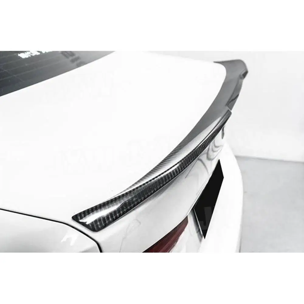 Стиль PO для BMW 5 серии G30 F90 M5 седан 2017-2019 задний багажник спойлер из углеродного