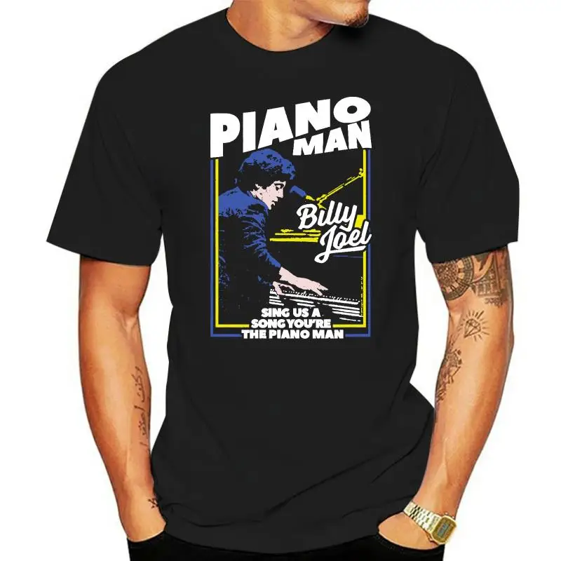 

Billy Joel The Piano Man Mens T Shirt Song Tee Rock Pop Music Merch