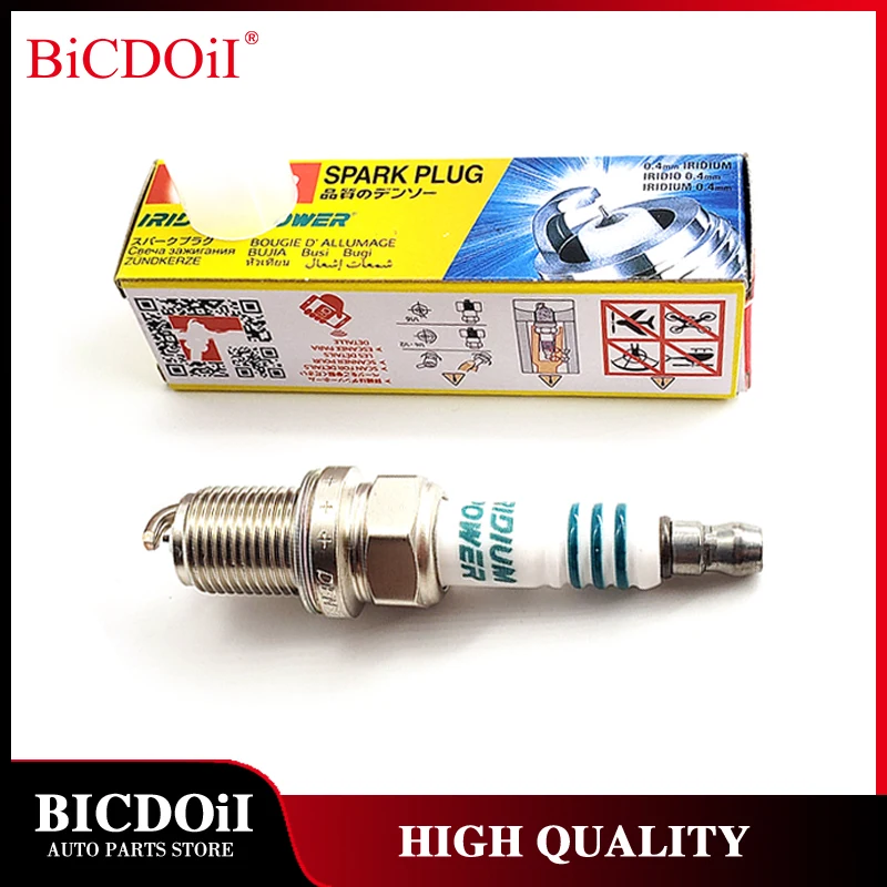 

4/6Pcs IK20 5304 Iridium Spark Plug for MAZDA TOYOTA VW Volkswagen HONDA NISSAN VOLVO Mitsubishi 14mm Candles