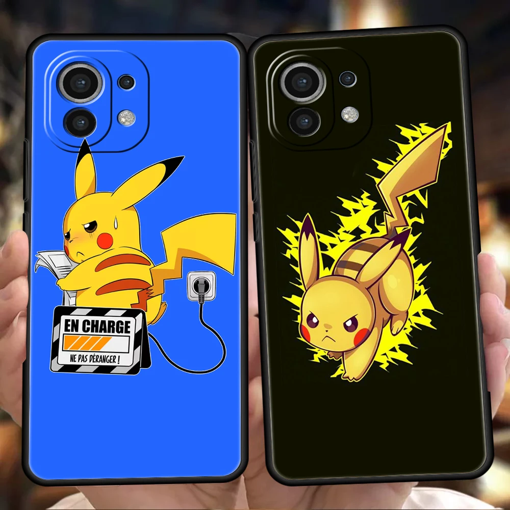

Pikachu Pokemon Phone Case for Xiaomi Poco F3 X3 X4 GT NFC M3 M4 Mi 12 9T 11 Ultra 11X 11i Note 10T Pro Lite 5G Silicone Cover
