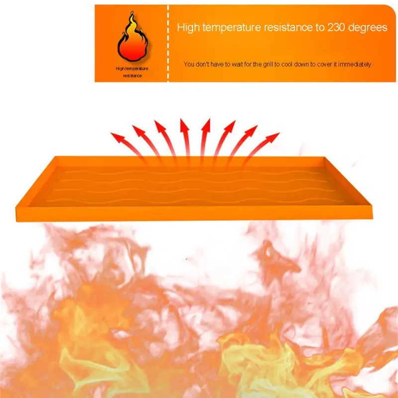 

Прочный силиконовый защитный коврик, легко моющийся силиконовый чистящий коврик, многофункциональный термостойкий прочный защитный коврик для духовки