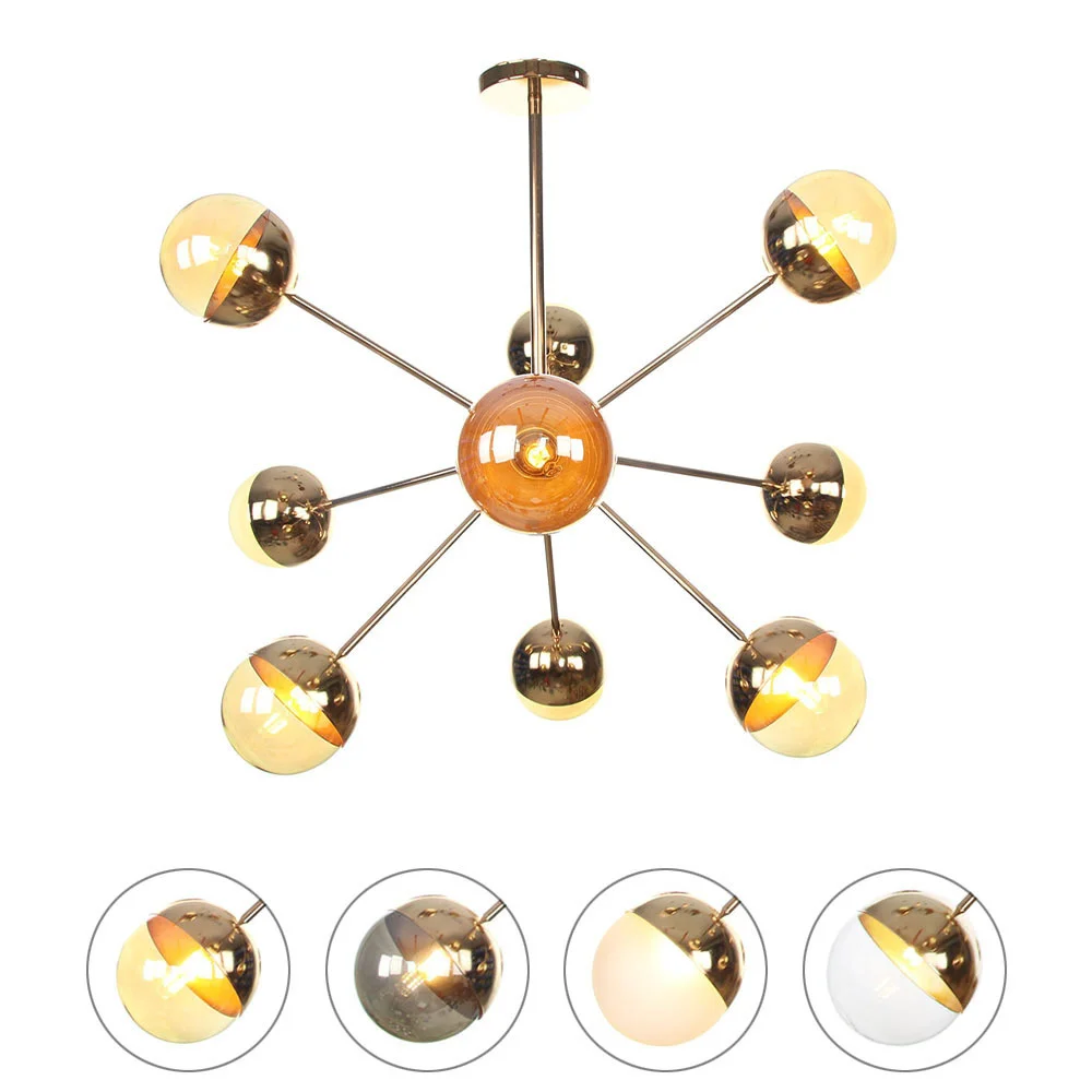 

Хрустальный светильник в виде глобуса, винтажные светодиодные стеклянные лампы, современный мини-светильник для бара, потолочный светильн...