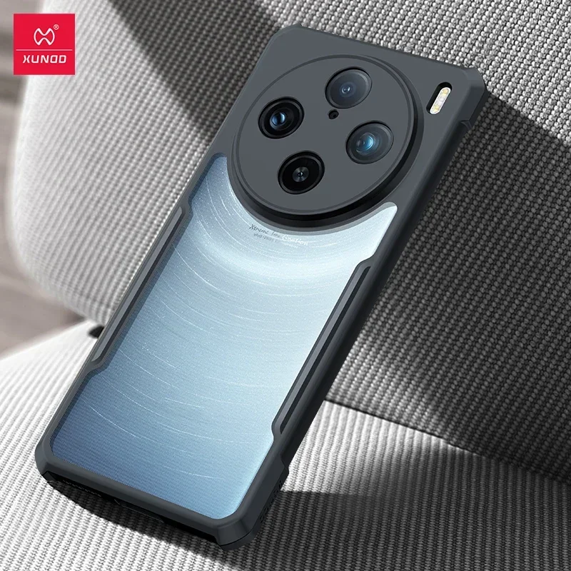 Чехол для Vivo X100 чехол Xundd подушки безопасности противоударный Прозрачный матовый