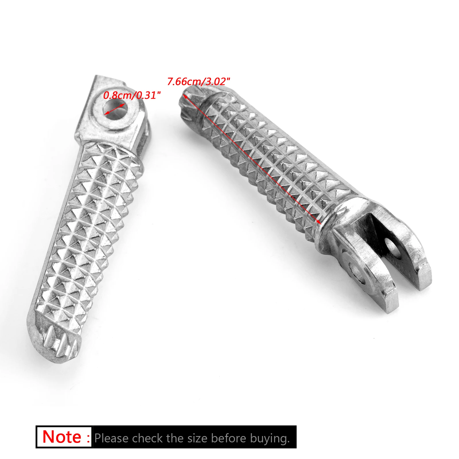 Передняя Подножка для Yamaha YZF R1 1998-2014 R6 1999-14 R6S 03-08 серебристая