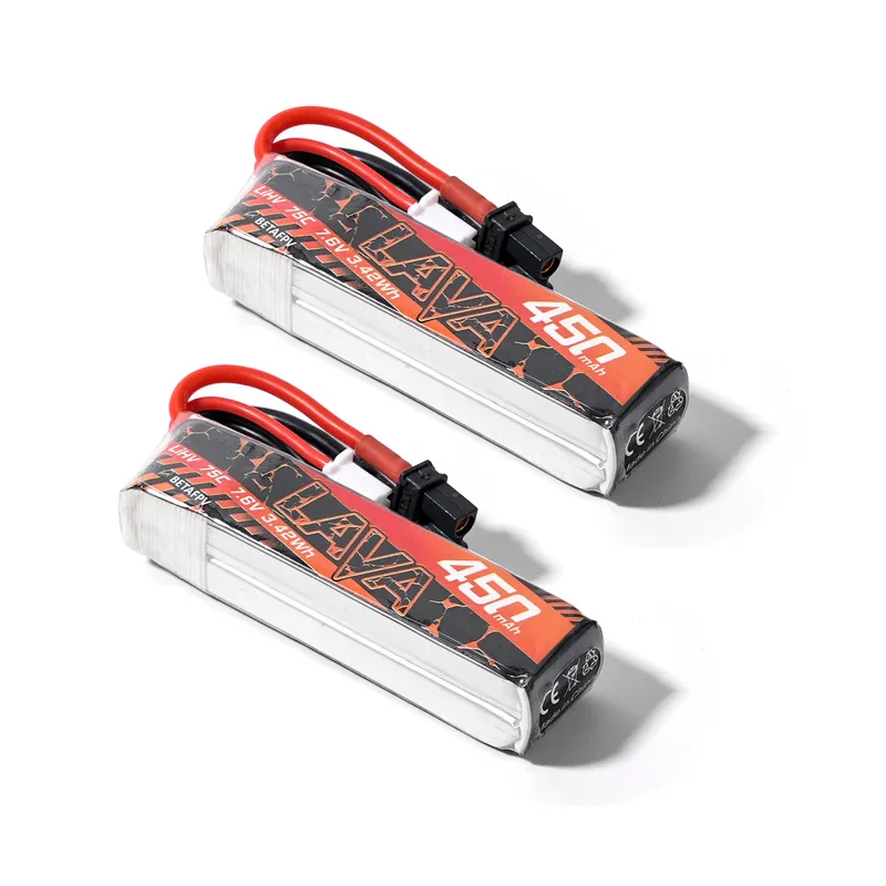 BetaFPV LAVA 3S LiHV 11.4V 450mAh 75C XT30 Lipo battery