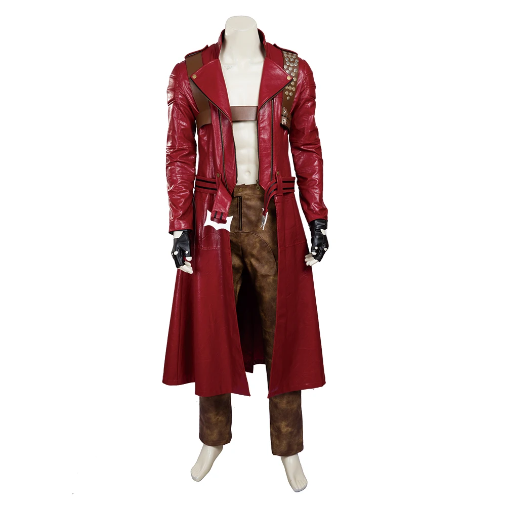 Фото Костюм для косплея DMC Dante: ремни, лямки, пальто, наряд на Хэллоуин №2