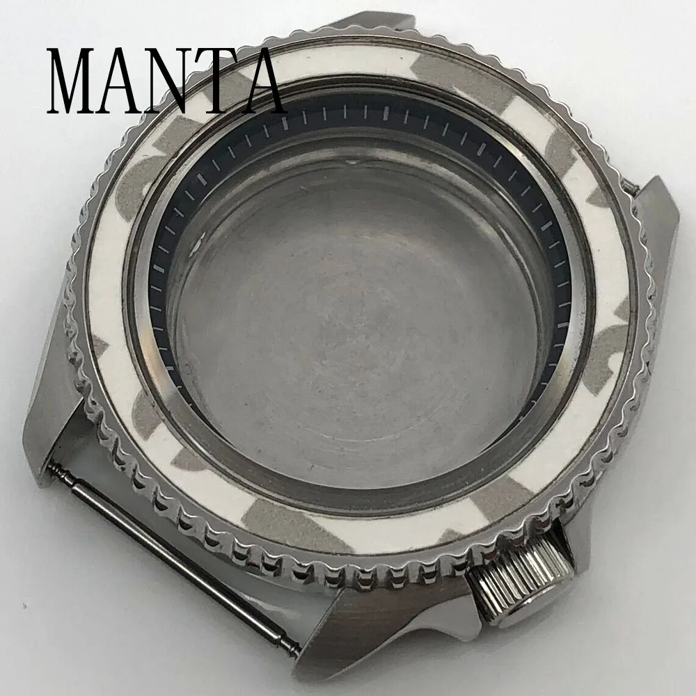 Корпус из нержавеющей стали MANTA 41 мм сапфировое стекло подходит для деталей часов