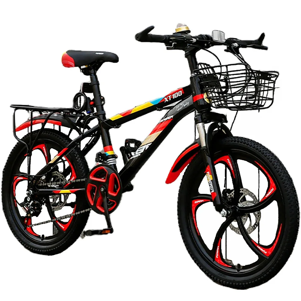 

18/20/22/24 Inch Children's Mountain Biking 1/7/21 Speed Damping Front Fork And Sensitive Disc Brake