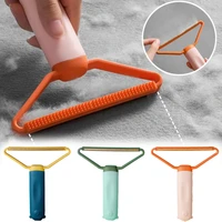 newest portable manual lint remover pet hair remover brush wool coat clothes shaver brush tool double sided fuzz fabric shaver