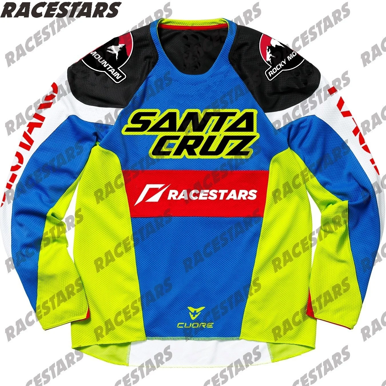 

SANTA CRUZ 2023 Motorcycle Downhill Mountain Bike Wear Cycling Jersey MTB Offroad DH MX Bicycle Locomotive Shirt Cross Country