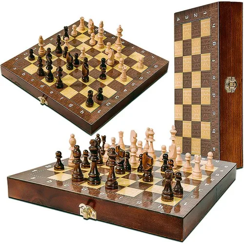 2021 Top Chess Set Wooden Chess Pieces Boxed Family Gift Board Game Fan Table Games Fun  Woody Hot Free Shipping Fast Delivery