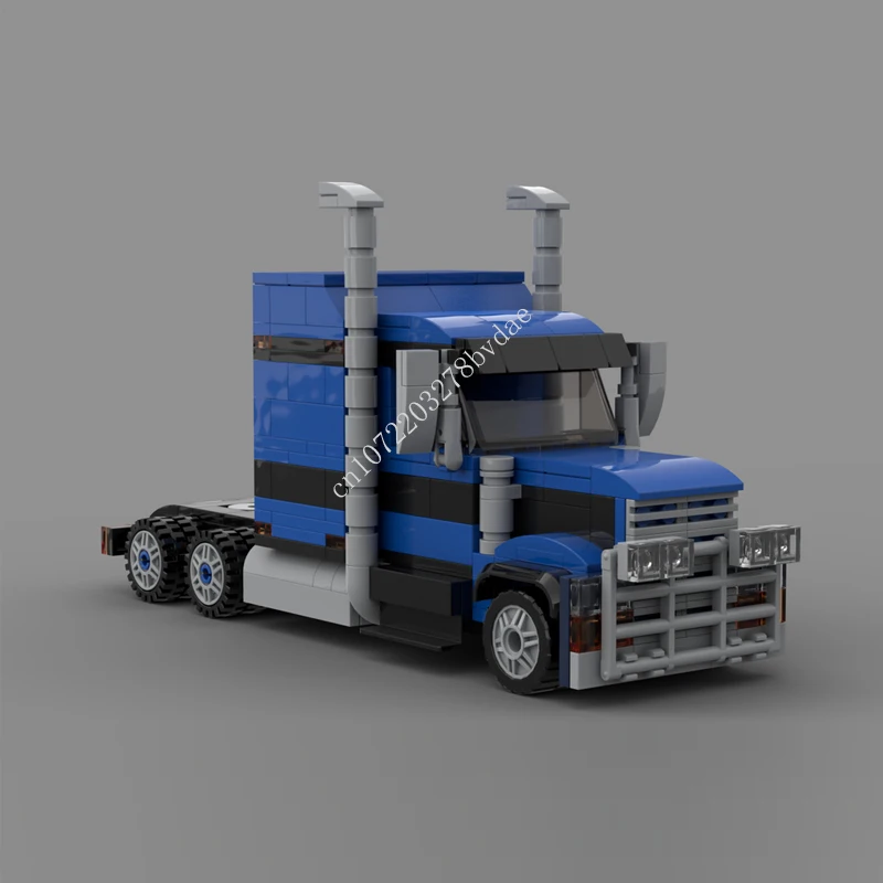 

373PCS MOC City Transportation Truck Based on Housen Garden Official Model Building Blocks Bricks DIY Assembly Toys Kids Gifts