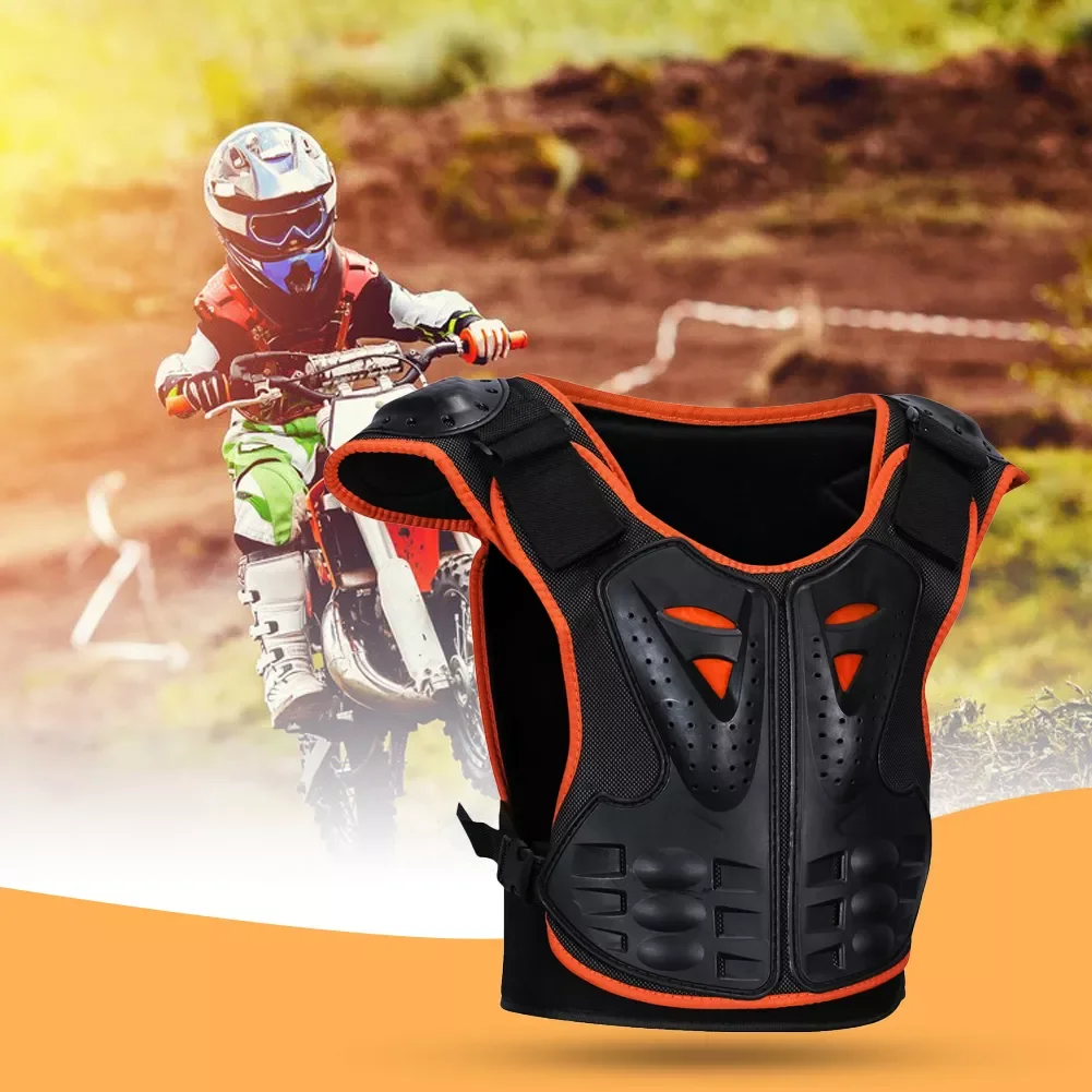 

Kids Body Chest Spine Protector Protective Guard Vest Motorcycle Jacket Child Armor Gear For Motocross Dirt Bike Skating Sports