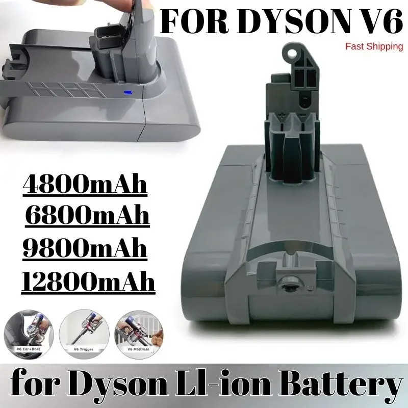 Литий-ионный аккумулятор для Dyson dc62 12800 мАч 21 6 в пылесосов V6 DC58 DC59 DC61 DC62 DC74 SV07 SV03 SV09