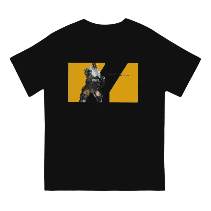 Топы Quantum Break с круглым вырезом футболка из 100% хлопка юмор высокое качество идея