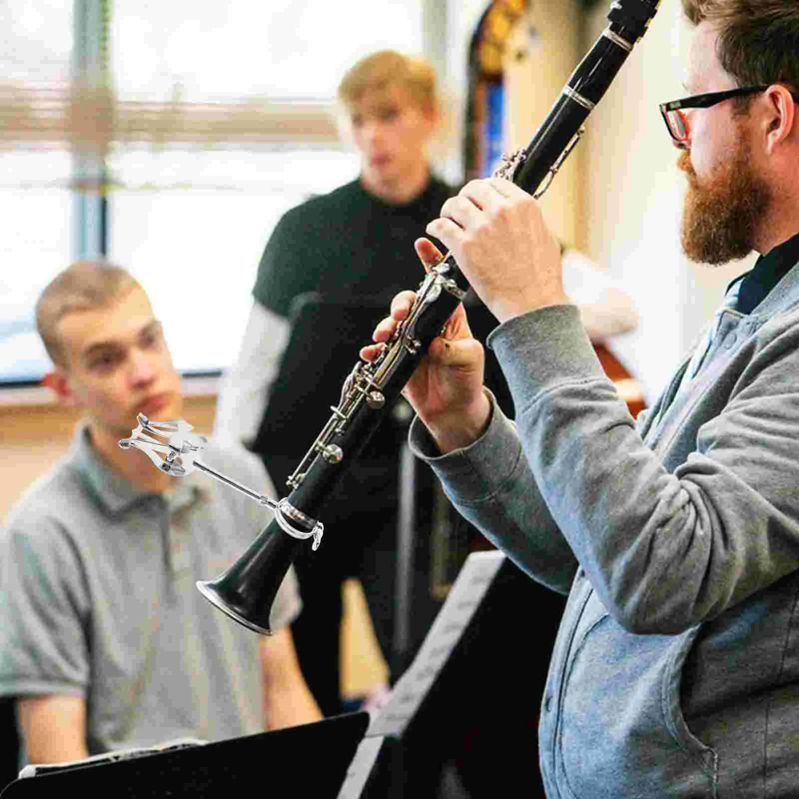 Пюпитр для кларнета легкий кронштейн держателя нот зажим книги железная нота