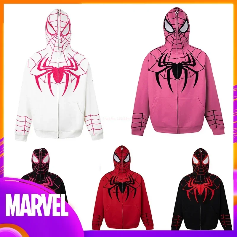 

Толстовка с капюшоном Marvel «Человек-паук», 3D цифровая печать, Модные свитшоты в стиле хип-хоп, на молнии, верхняя одежда для женщин и мужчин, топ в подарок, 2023