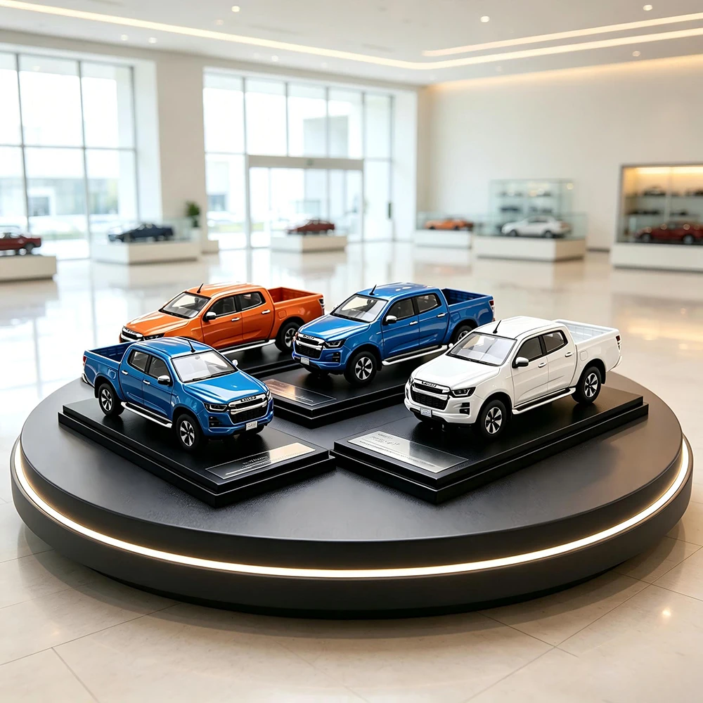 Фото Коллекционная модель автомобиля Hi-story Brand в масштабе 1:43, ретро-стиль ISUZU D-MAX DL40 (2021), литая под давлением, подарок, декор №1