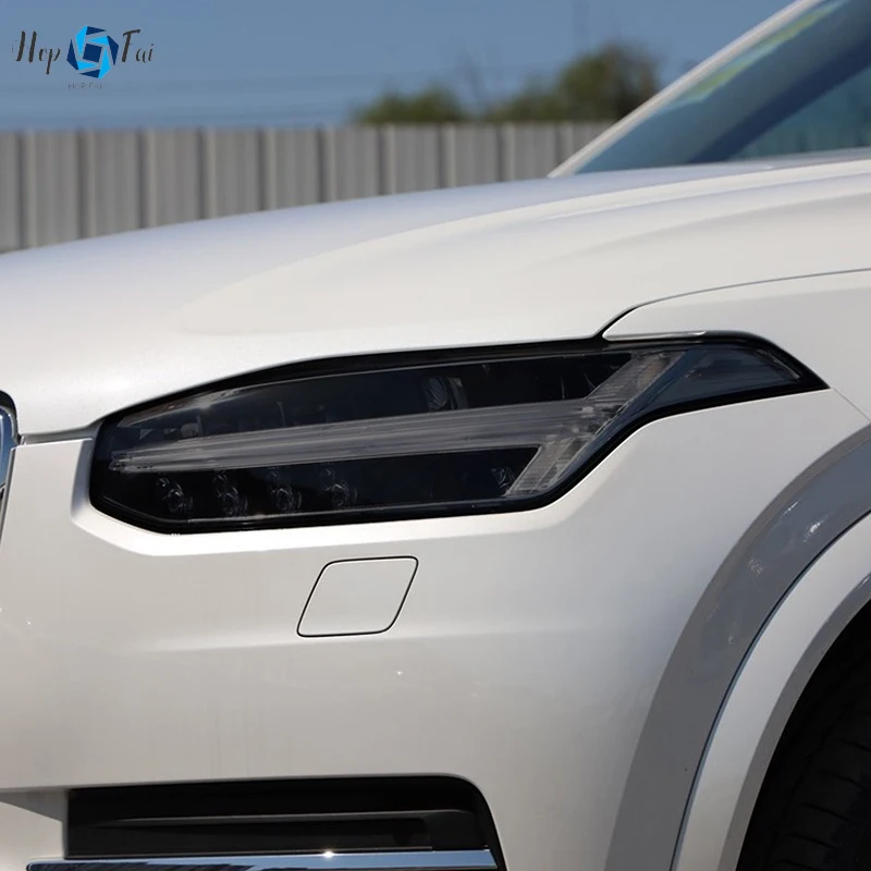 

2 шт. Защитная пленка для автомобильных фар, виниловая Прозрачная черная наклейка из ТПУ для Volvo XC90 2015 2016 2017 2018 2019 2020, аксессуары