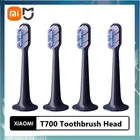 Оригинальная звуковая электрическая зубная щетка Xiaomi, насадка для зубной щетки T700, с густыми щетинками, 4 мм, ультратонкая щетка DuPont, нейлоновая мягкая щетинка