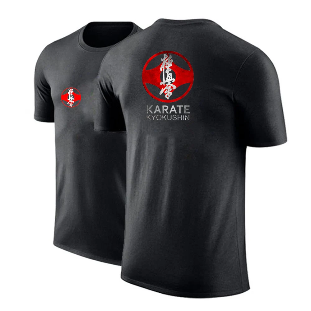 

Kyokushin Karate Printed Fashion O-Neck Men's T-Shirt Summer Short-Sleeved Sports Loose Comfortable Breathable Streetwear