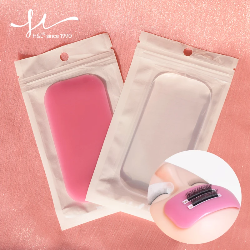 

Silicone Pads Women Makeup Tools Transparent And Pink Color Easy To Clean Anti-Statie High Quality