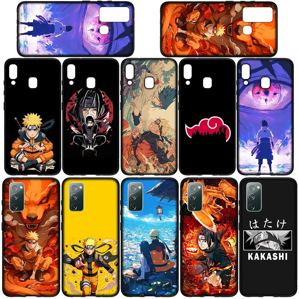 Itachis Uchihas Sasukes Akatsukis Cover for Samsung Galaxy S21 S20 Fe S23 S22 Ultra S8 Plus A25 A12 A13 A21S A73 + Phone Case
