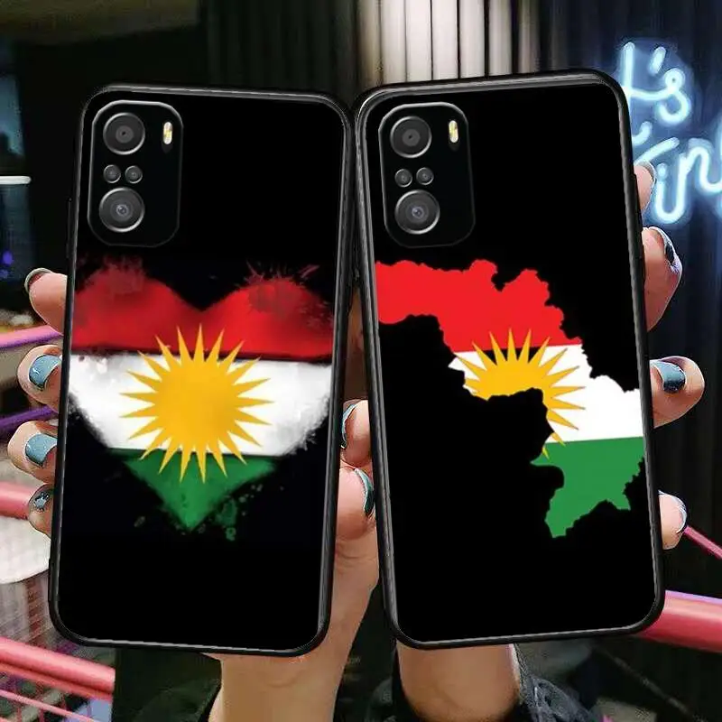 

Kurdistan Flag Phone Case For xiaomi redmi 11 Lite pro Ultra 10 9 8 MIX 4 FOLD 10T Black Cover Silicone Back Prett