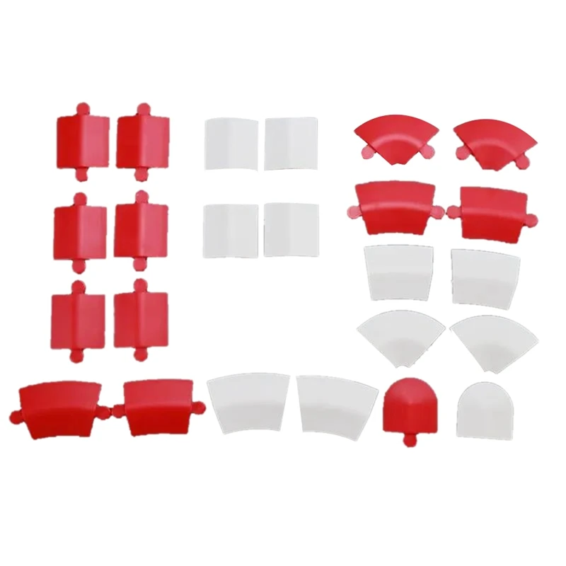 

26 шт. 1/76 дорожный барьер DIY гоночный трек дизайн Дрифтинг гоночный трек радиоуправляемые части дистанционное управление Сращивание автомоб...