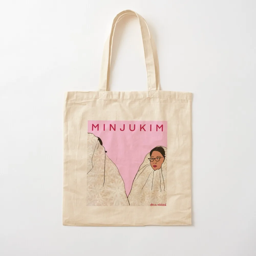 Minju Kim- Next in Fashion Netflix Tote Bag ручная сумка женская большая холщовая