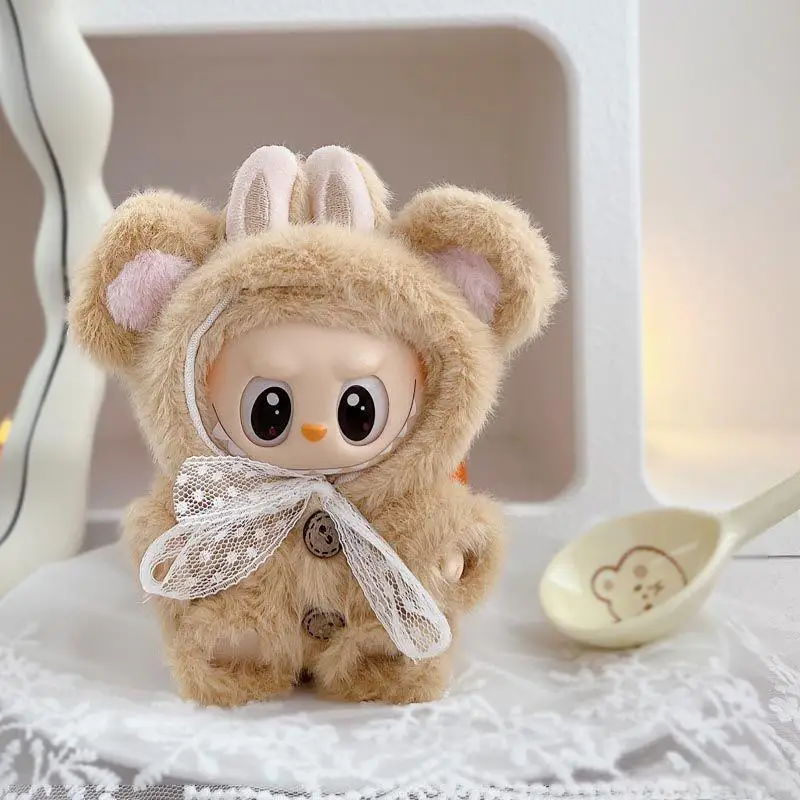 17 см мини-плюшевая кукла одежда аксессуары для Кореи Kpop Exo Labubu Idol V1 V2 шляпа с