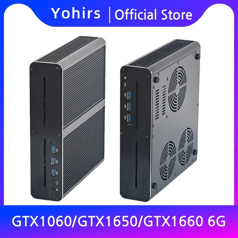 

10Th Gen Game Mini PC i7-10870H i9-9880H GTX1660 6G/GTX1650 4G Dedicated Desktop Computer Win10 3*4K Display DVI HD DP AC WIFI