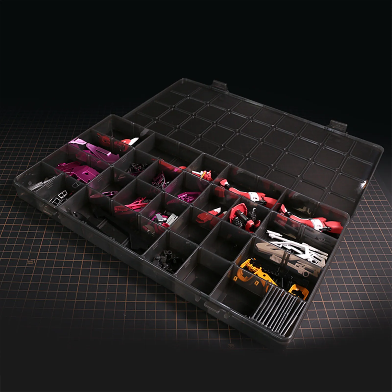 

DSPIAE BOX-6 36 MODULAR STORAGE BOX Home Office Storage Black