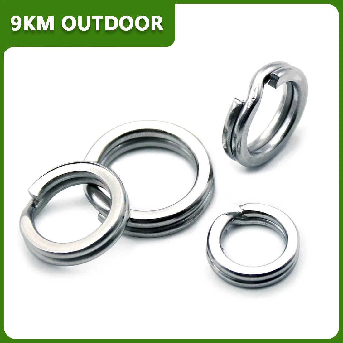 Кольца рыболовные из нержавеющей стали 50 ~ 200 шт.