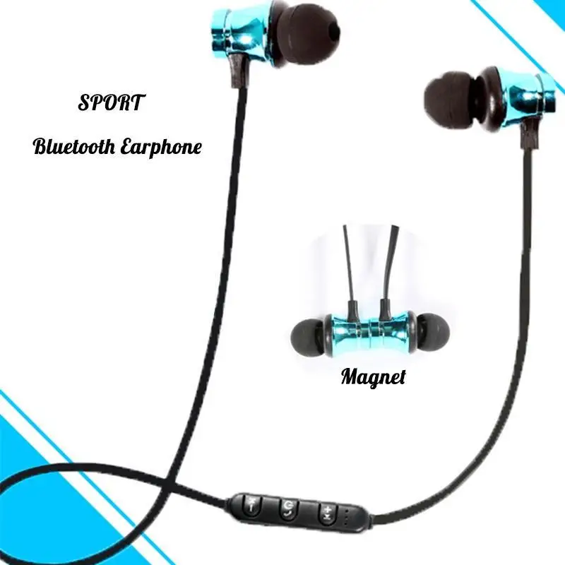 Беспроводные Bluetooth-наушники V4.1 металлическая стереогарнитура с супер басами