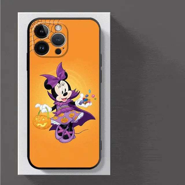 Disney Minnie Mouse Happy Halloween Phone Case for Apple iPhone 16 15