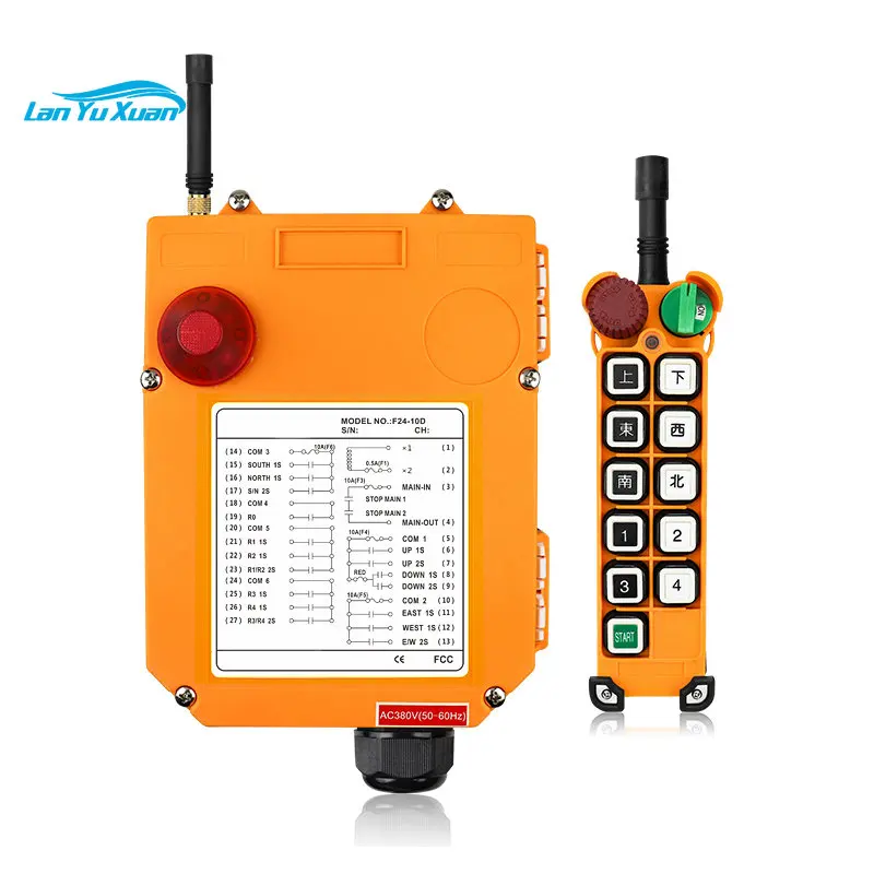 

Hot Sale F24-10D F24-10s Wireless Switches Hoist Crane Control For Concrete Pump Wireless Industrial Crane Remote Control Switch