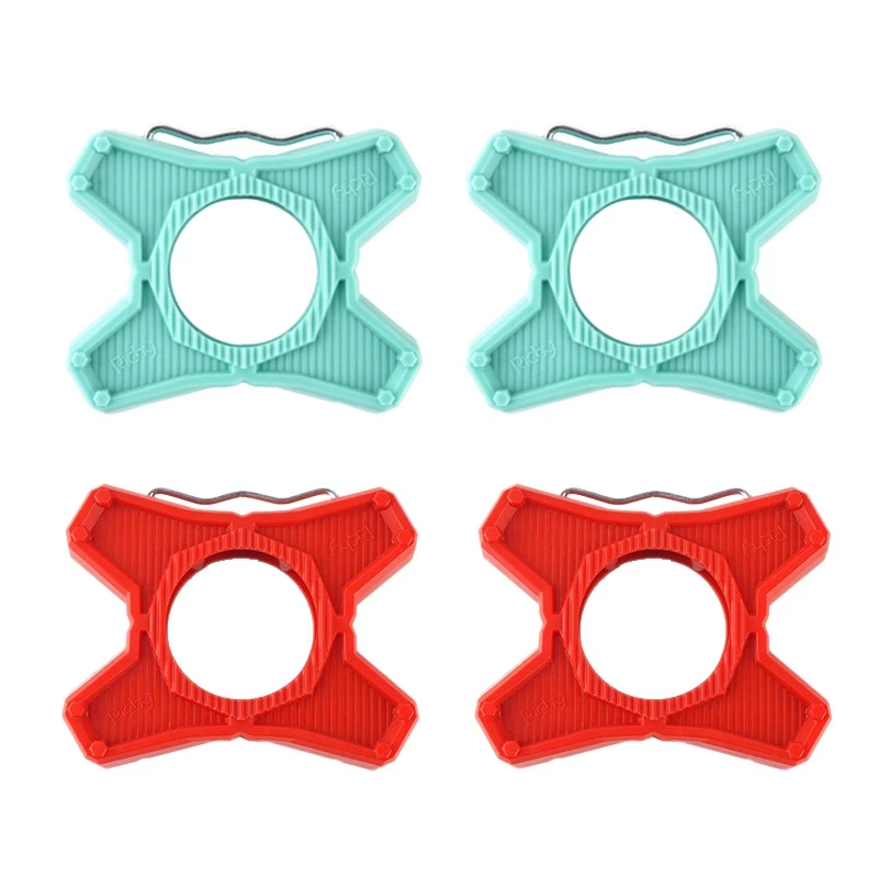 

Richy 2 Pair Bicycle Pedals Flat Bracket Converter for Speedplay Pedals Adapter Cycling Pedal Parts, Red & Light Blue