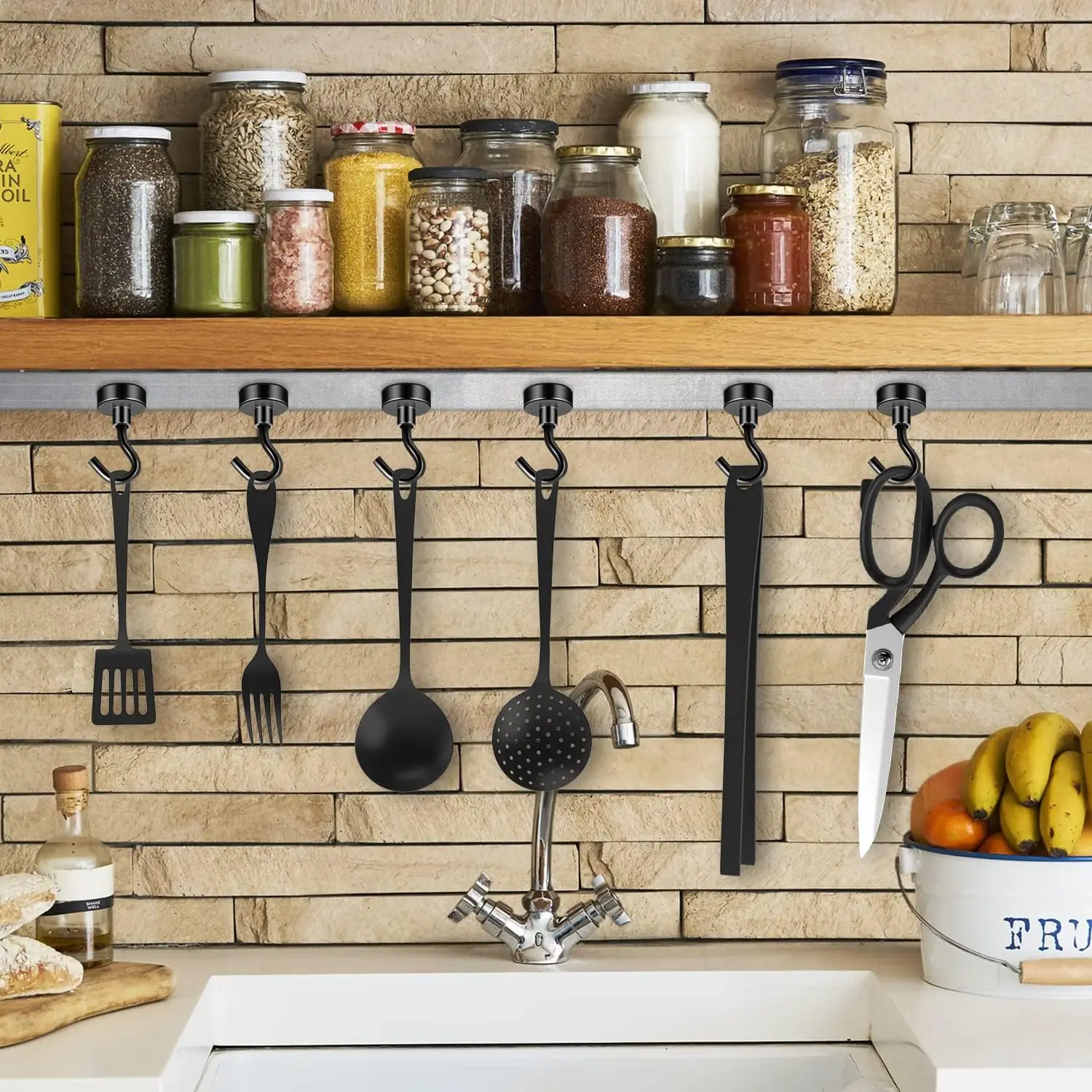 SanMao сильные магнитные крючки без перфорации настенный магнитный крючок для