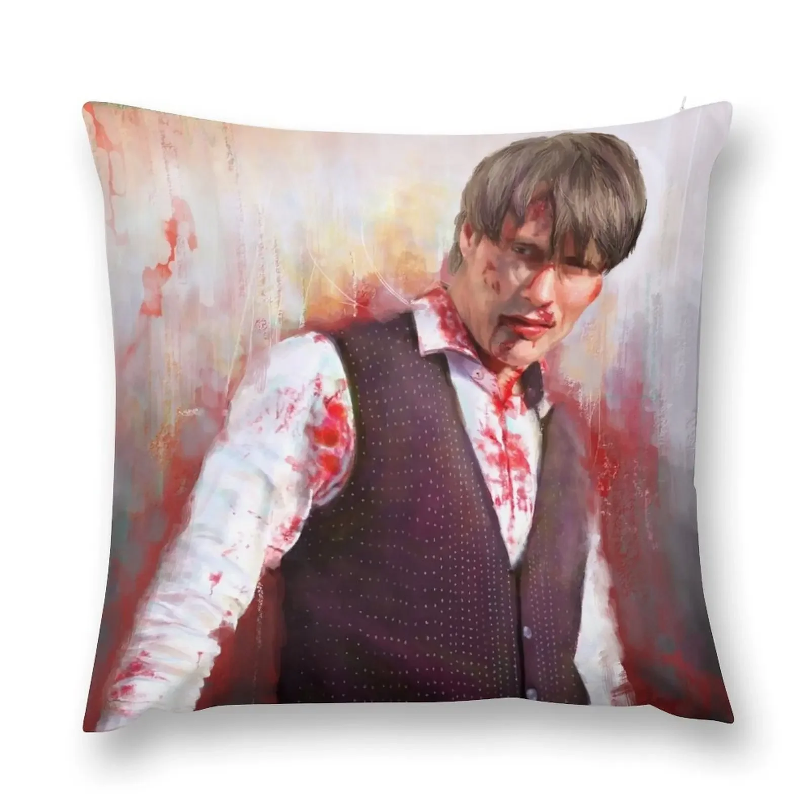 Mads Hannibal Mikkelsen Декоративная подушка Новогодняя наволочка Рождественские