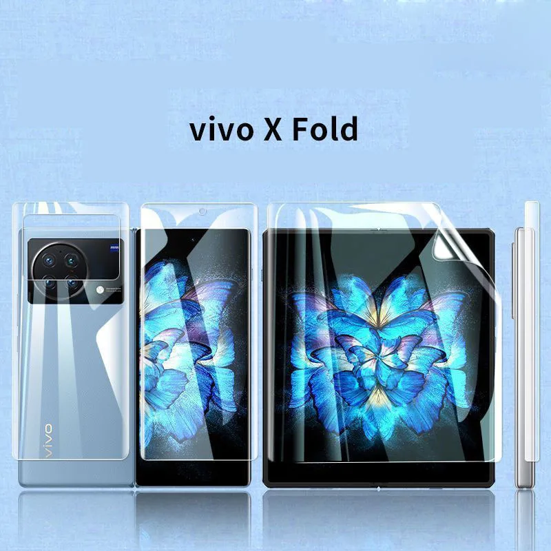 

For Vivo X Fold Xfold vivoxfold Ultra-Clear Hydrogel Film Folding Screen Protector Protective Film Full Coverage Anti-scratchs