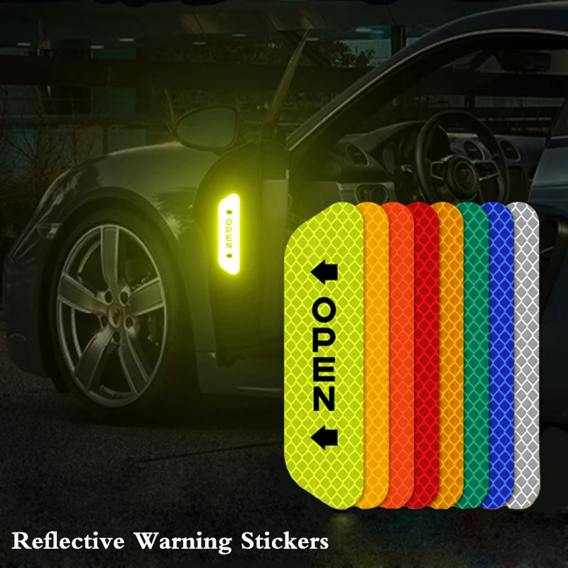 4 шт. Предупреждение ющие наклейки на двери автомобиля | Автомобили и мотоциклы