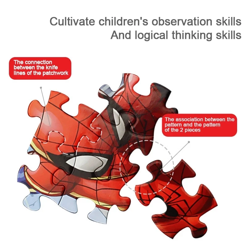 Пазл из бумаги мстители Человек-паук |