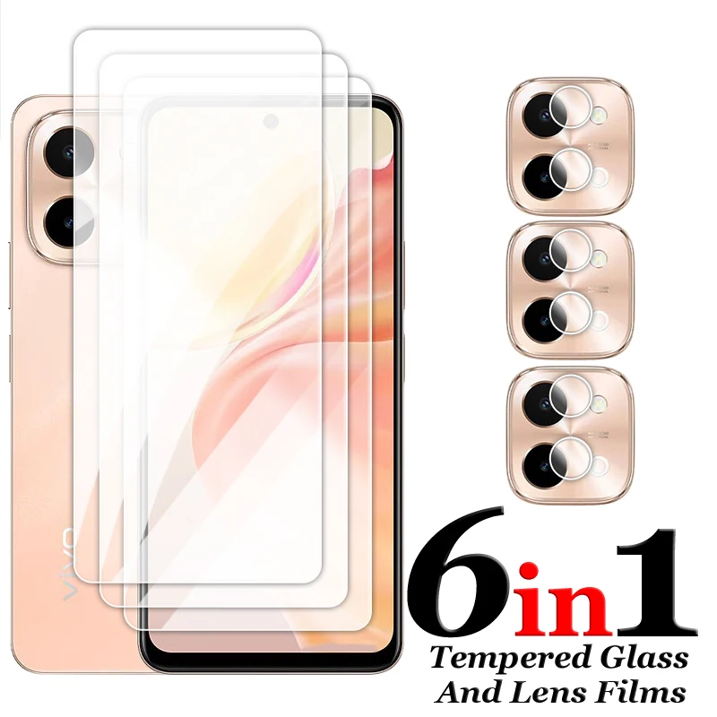 ДЛЯ Vivo Y28 4G СТЕКЛО для закаленное стекло 6 68 дюйма полная проклейка прозрачная HD