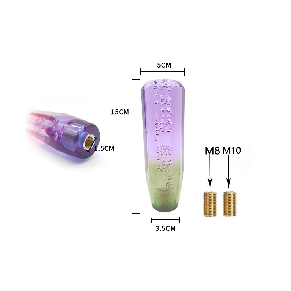 Ручка переключения передач с прозрачными пузырями аксессуары для гоночных