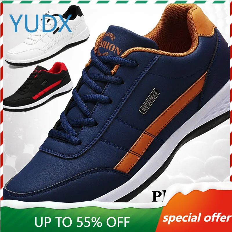 Italian Breathable Leisure Male Trainers Non-slip Footwear M