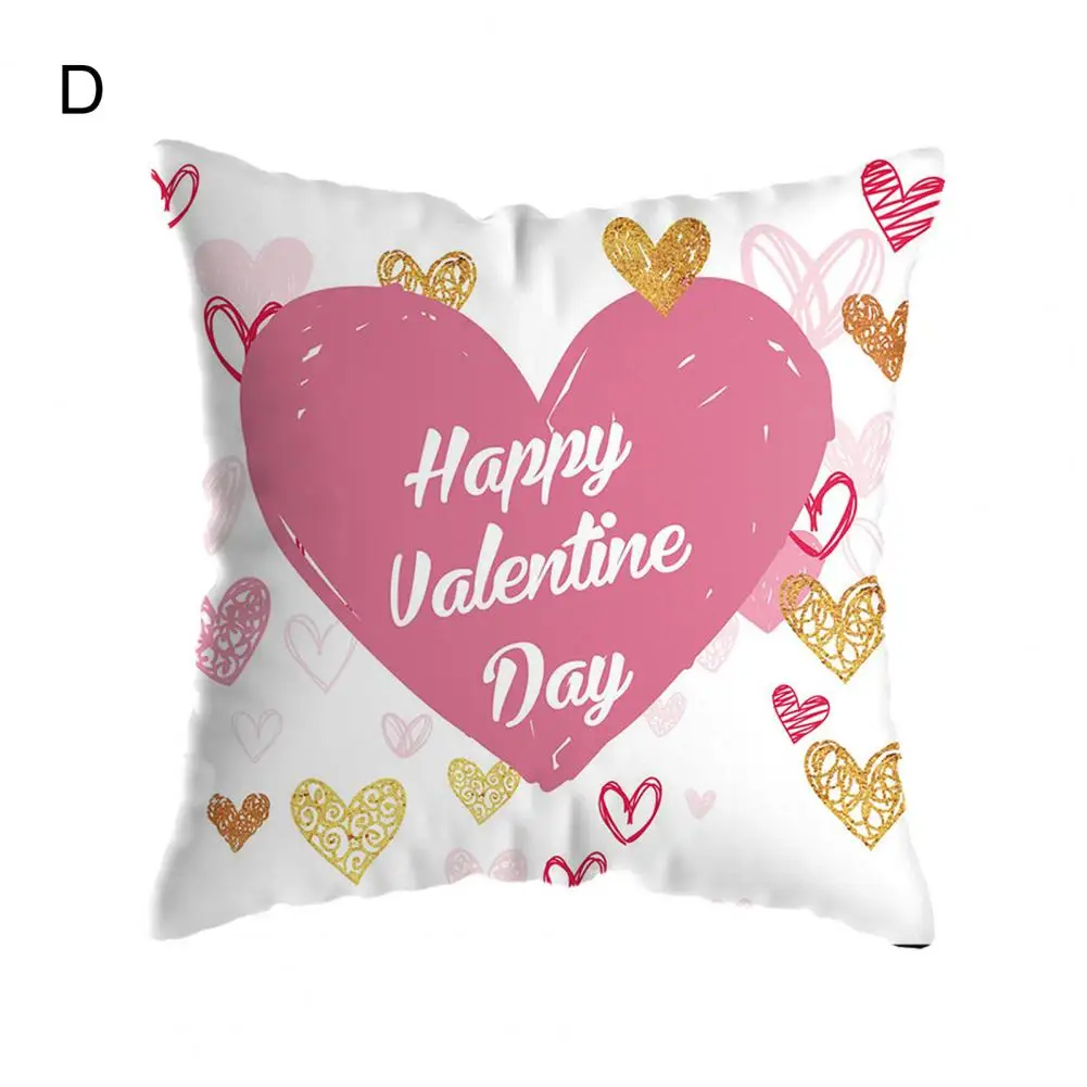

Чехол для подушки на День святого Валентина, чехол, супер мягкий чехол с рисунком сердца, декоративная подушка, чехол для свадебного постель...