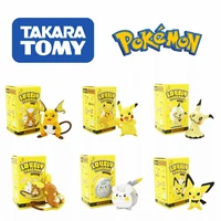 takara tomy pokemon classic collectible toys kawaii cute pikachu anime action figure model vehicle decoration goods gifts