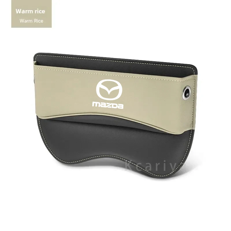 

Органайзер для автомобильного сиденья, кожаный щелевой ящик для хранения для Mazda 3 5 6 SKYACTIV Axela Atenza CX30 CX5 CX8 CX9 MX5 RX8 RX7 BT50